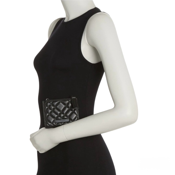Kurt Geiger Black Quilted Leather Wallet. - Picture 1 of 5